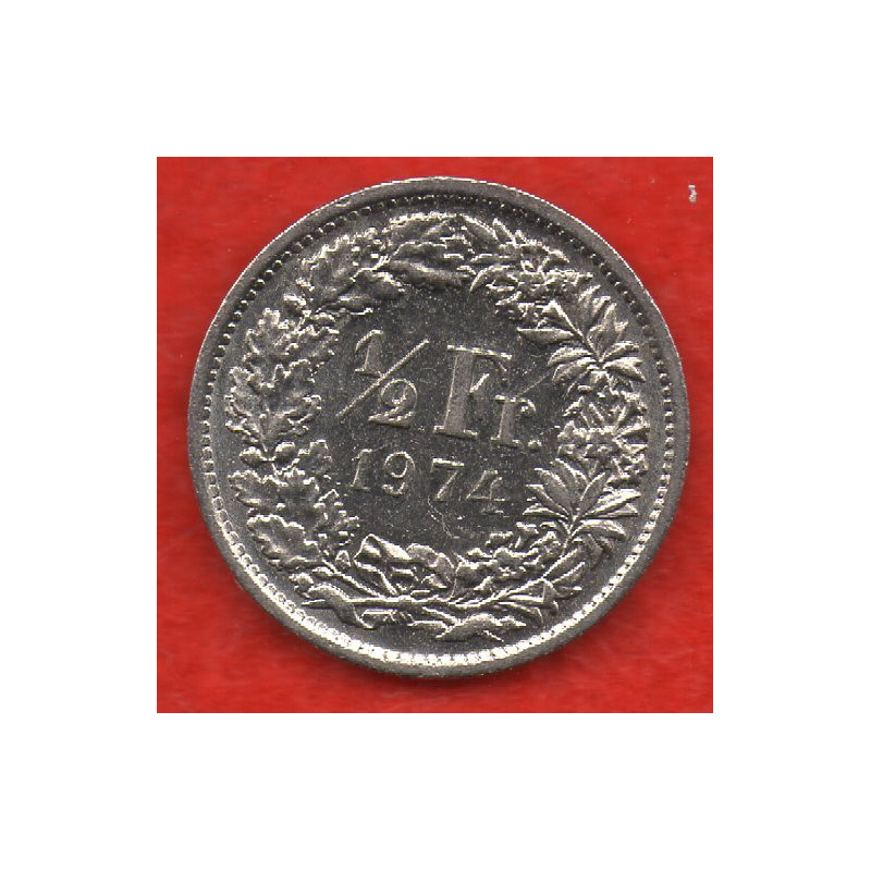 Suíça 50 Rappen 1974
