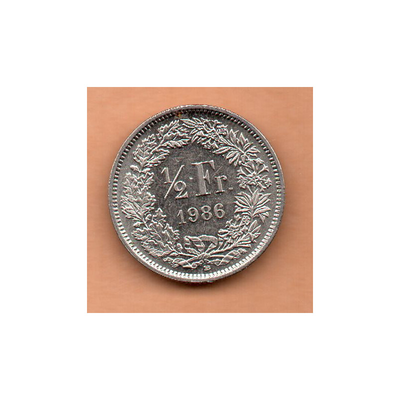 Suíça 50 Rappen 1986