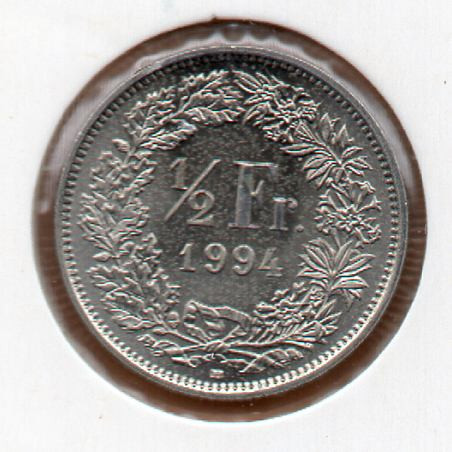 Suíça 50 Rappen 1994