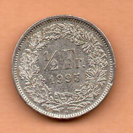 Suíça 50 Rappen 1995