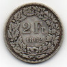 Suíça 2 Francos 1862