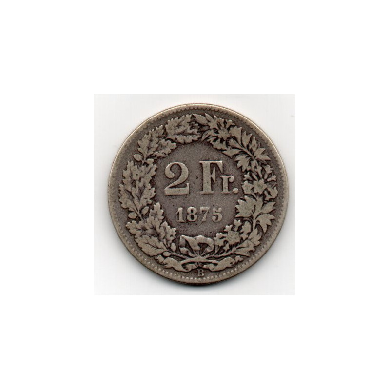 Suíça 2 Francos 1875