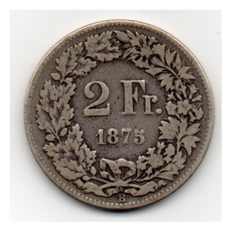 Suíça 2 Francos 1875