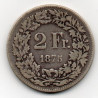 Suíça 2 Francos 1875