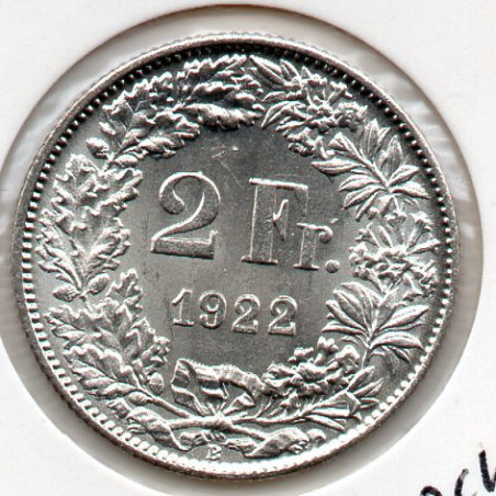 Suíça 2 Francos 1922