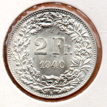 Suíça 2 Francos 1940