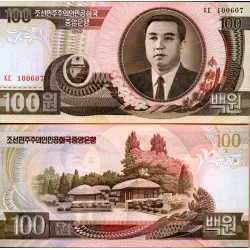 Coreia do Norte 100 Won 1992