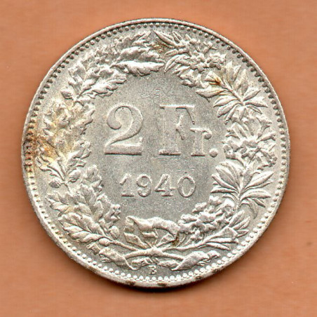 Suíça 2 Francos 1940