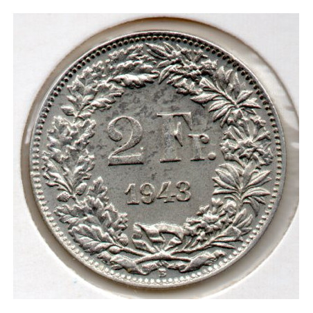 Suíça 2 Francos 1943