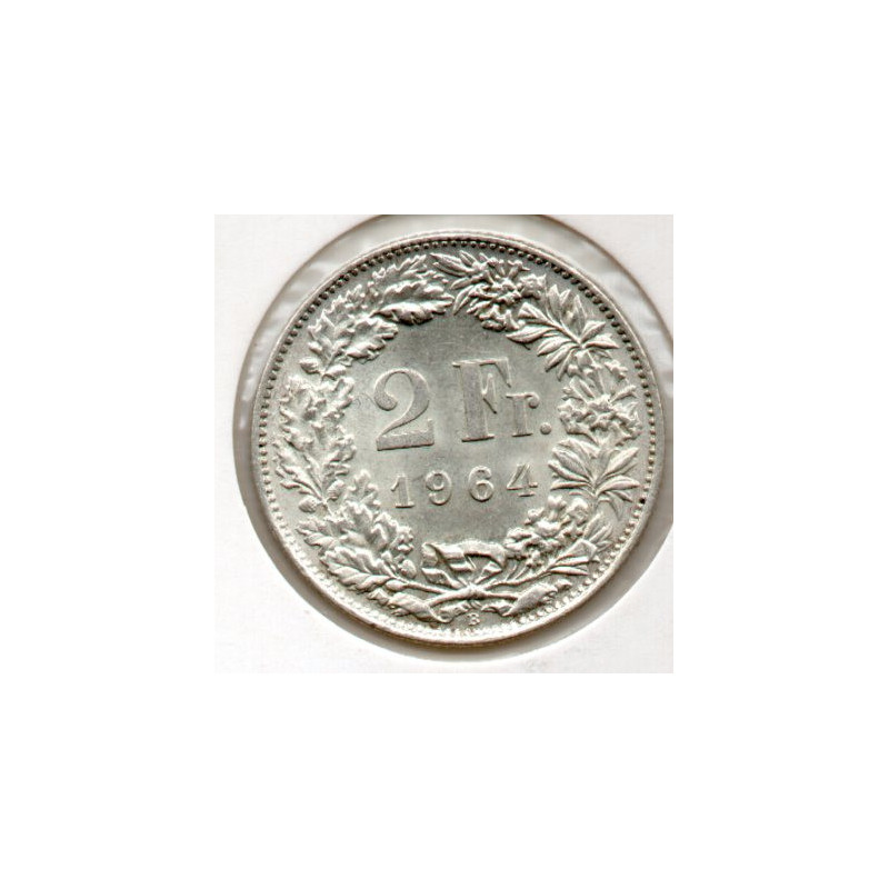 Suíça 2 Francos 1964