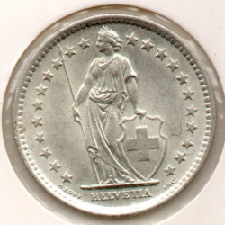 Suíça 2 Francos 1964