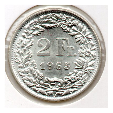 Suíça 2 Francos 1965