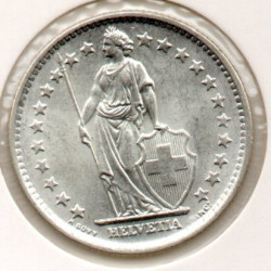 Suíça 2 Francos 1965