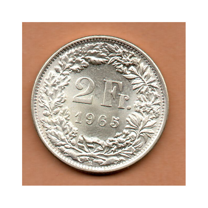 Suíça 2 Francos 1965