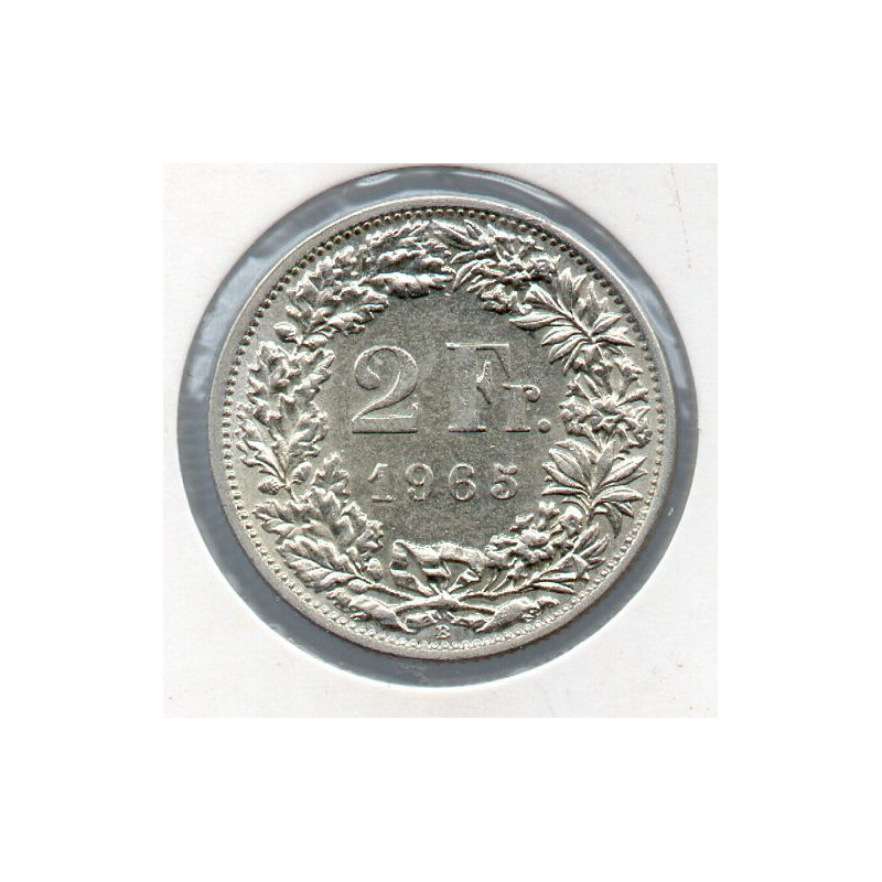 Suíça 2 Francos 1965