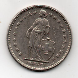 Suíça 2 Francos 1968 B