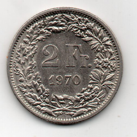 Suíça 2 Francos 1970