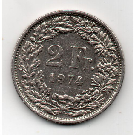 Suíça 2 Francos 1974