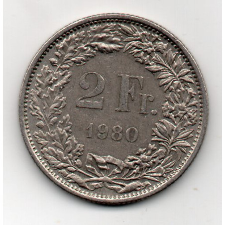 Suíça 2 Francos 1980