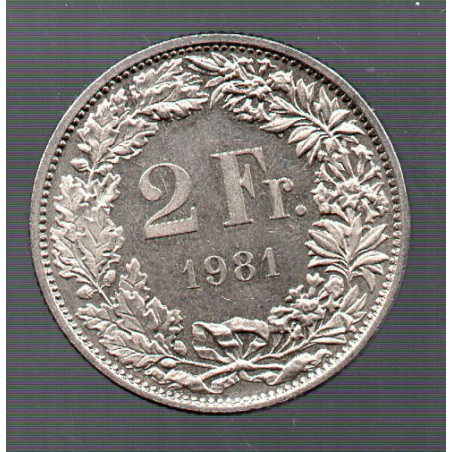 Suíça 2 Francos 1981