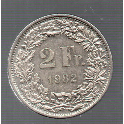 Suíça 2 Francos 1982