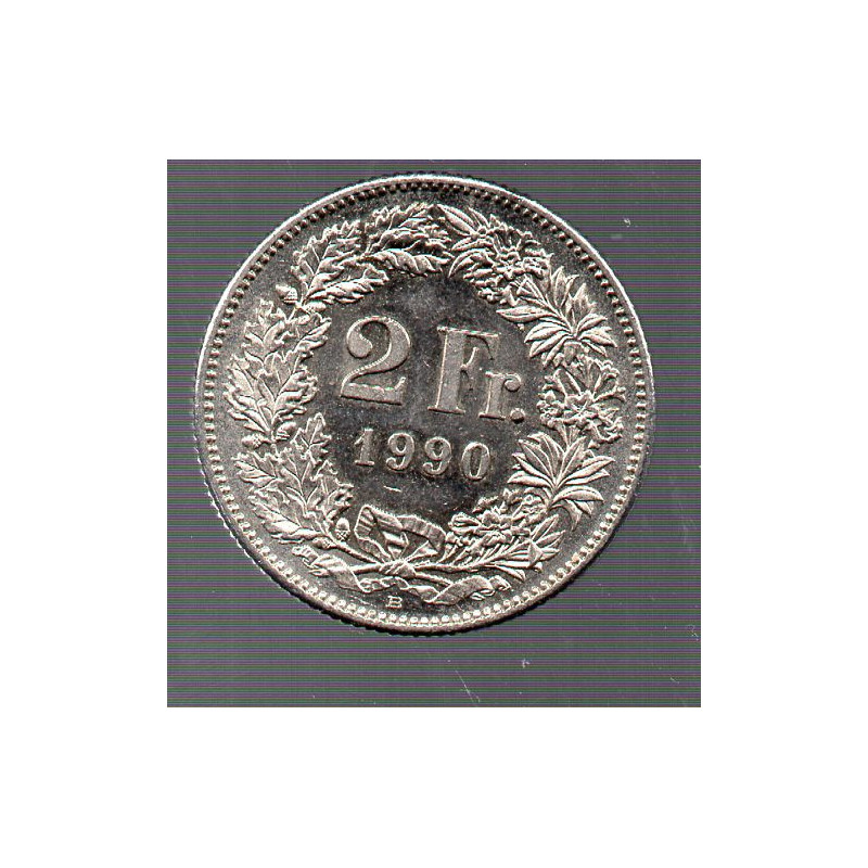 Suíça 2 Francos 1990
