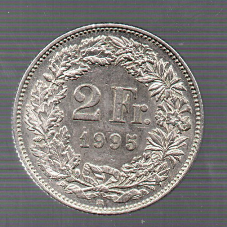 Suíça 2 Francos 1995