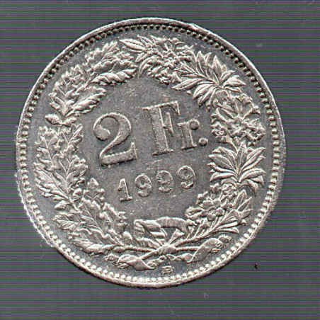 Suíça 2 Francos 1999