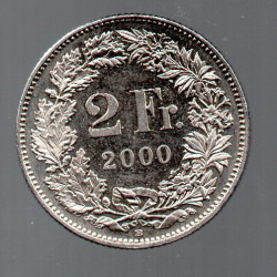 Suíça 2 Francos 2000