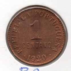 Portugal 1 Centavo 1920 Bela P/aberto