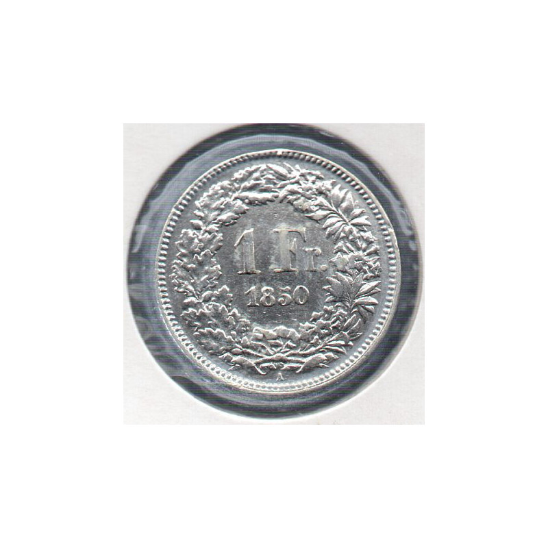 Suíça 1 Franco 1850