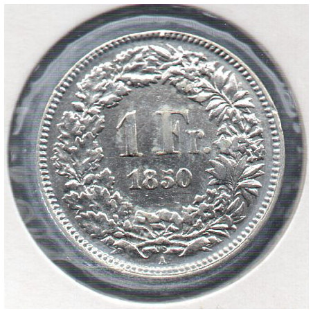 Suíça 1 Franco 1850