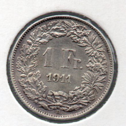 Suíça 1 Franco 1911