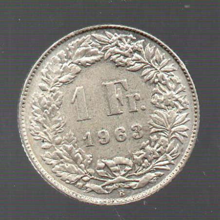 Suíça 1 Franco 1963