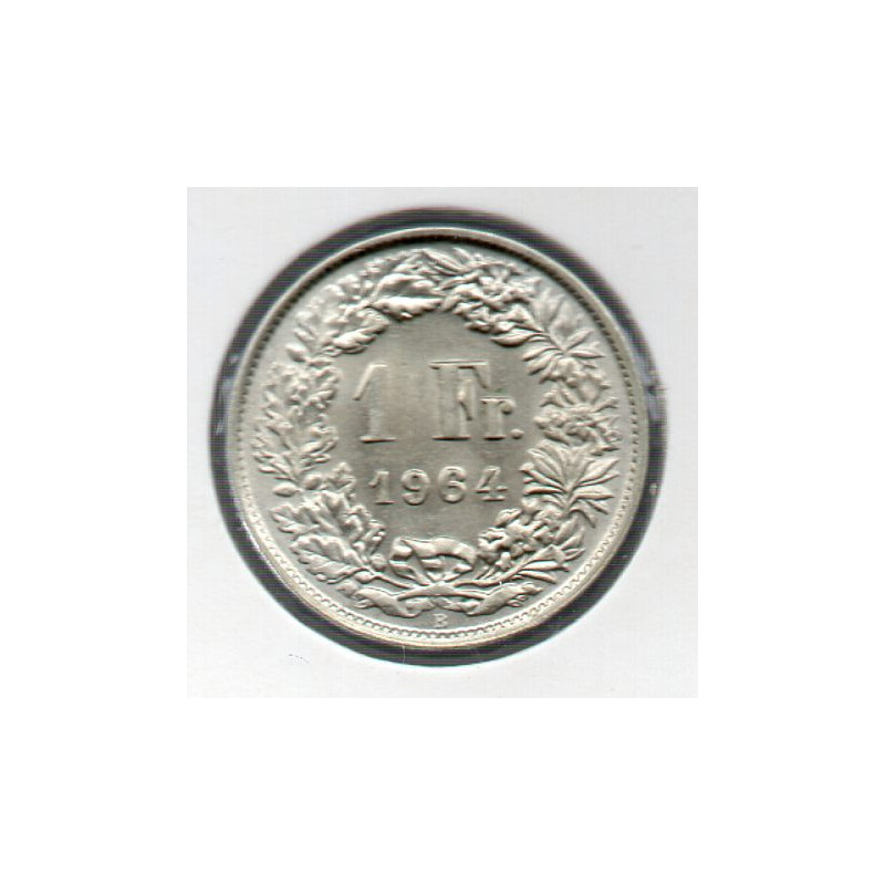 Suíça 1 Franco 1964