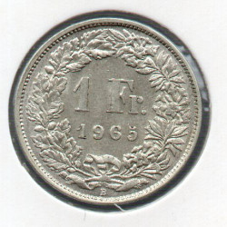 Suíça 1 Franco 1965