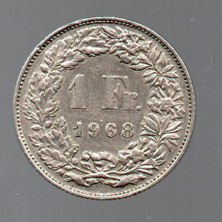 Suíça 1 Franco 1968