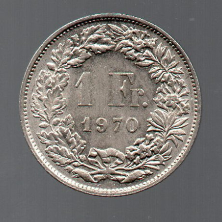 Suíça 1 Franco 1970