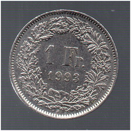 Suíça 1 Franco 1993