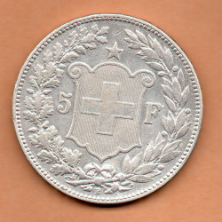 Suíça 5 Francos 1908