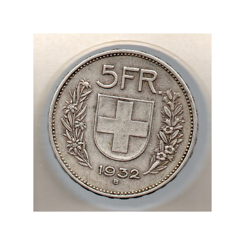 Suíça 5 Francos 1932