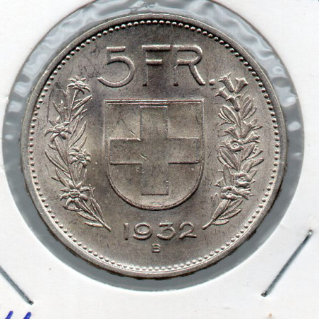 Suíça 5 Francos 1932