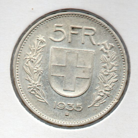 Suíça 5 Francos 1935