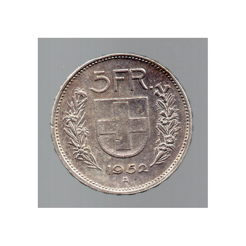 Suíça 5 Francos 1952