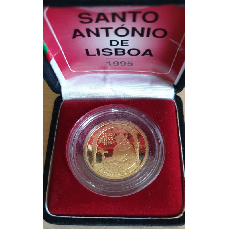Portugal 500 Escudos 1995 8° Cent. Santo António