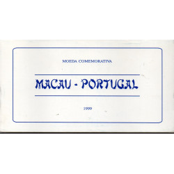 Portugal 500 Escudos 1999 Macau (Ouro e Prata)