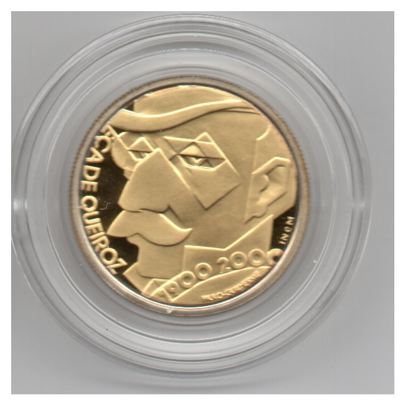 Portugal 500 Escudos 2000 Eça de Queiroz (Ouro e Prata)