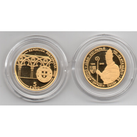 Portugal 5.00 € 2005 Papa João XXI (Ouro)