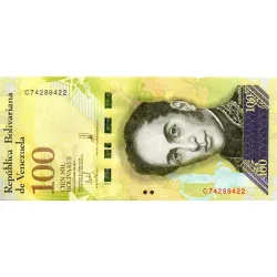Venezuela 100 Bolívares 2017
