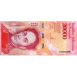 Venezuela 20 000 Bolívares 2017
